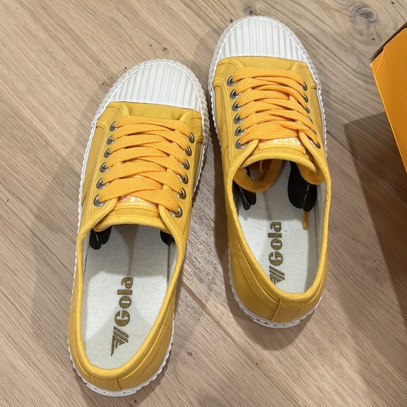 NWT Gola Sun/Off White Cadet sneakers (free people) size 8 - Picture 4 of 8